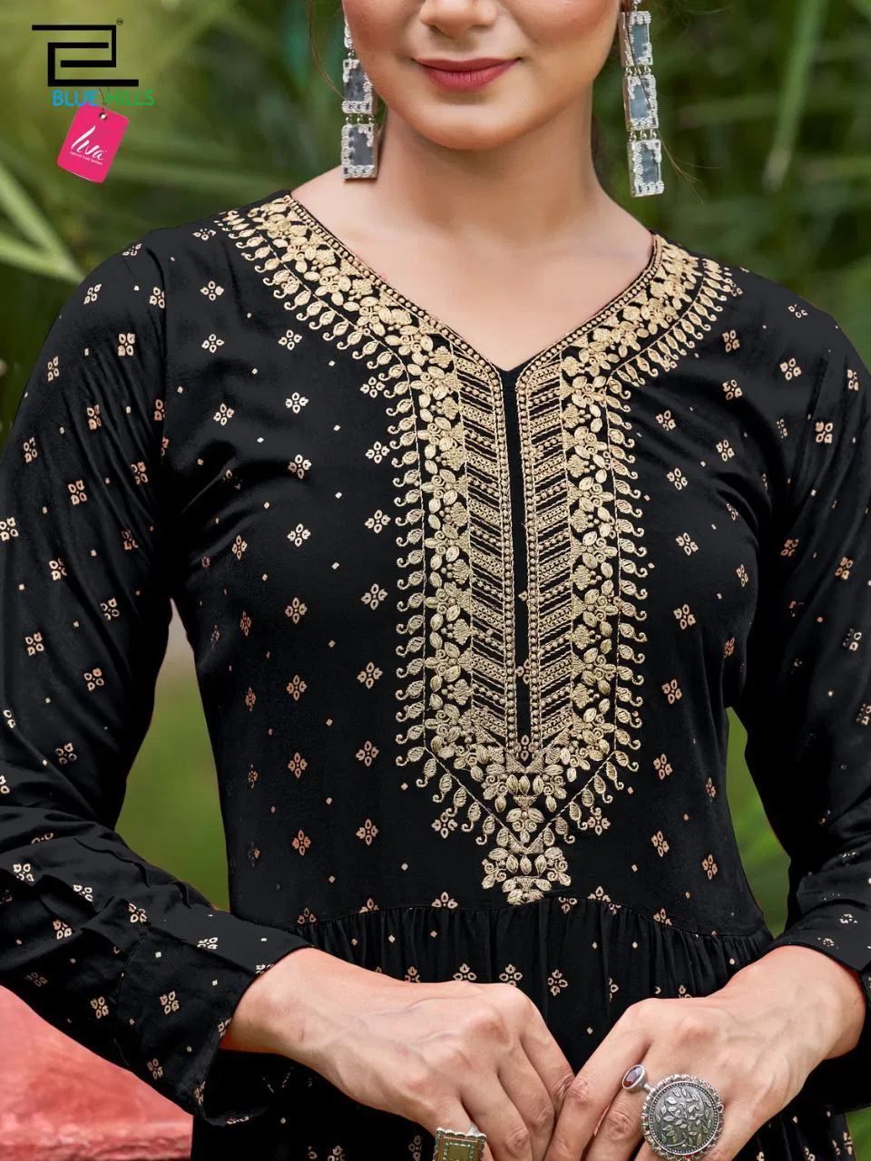 Blue Hills Aafat 1 Ethnic Wear Long Anarakali Gown Collection